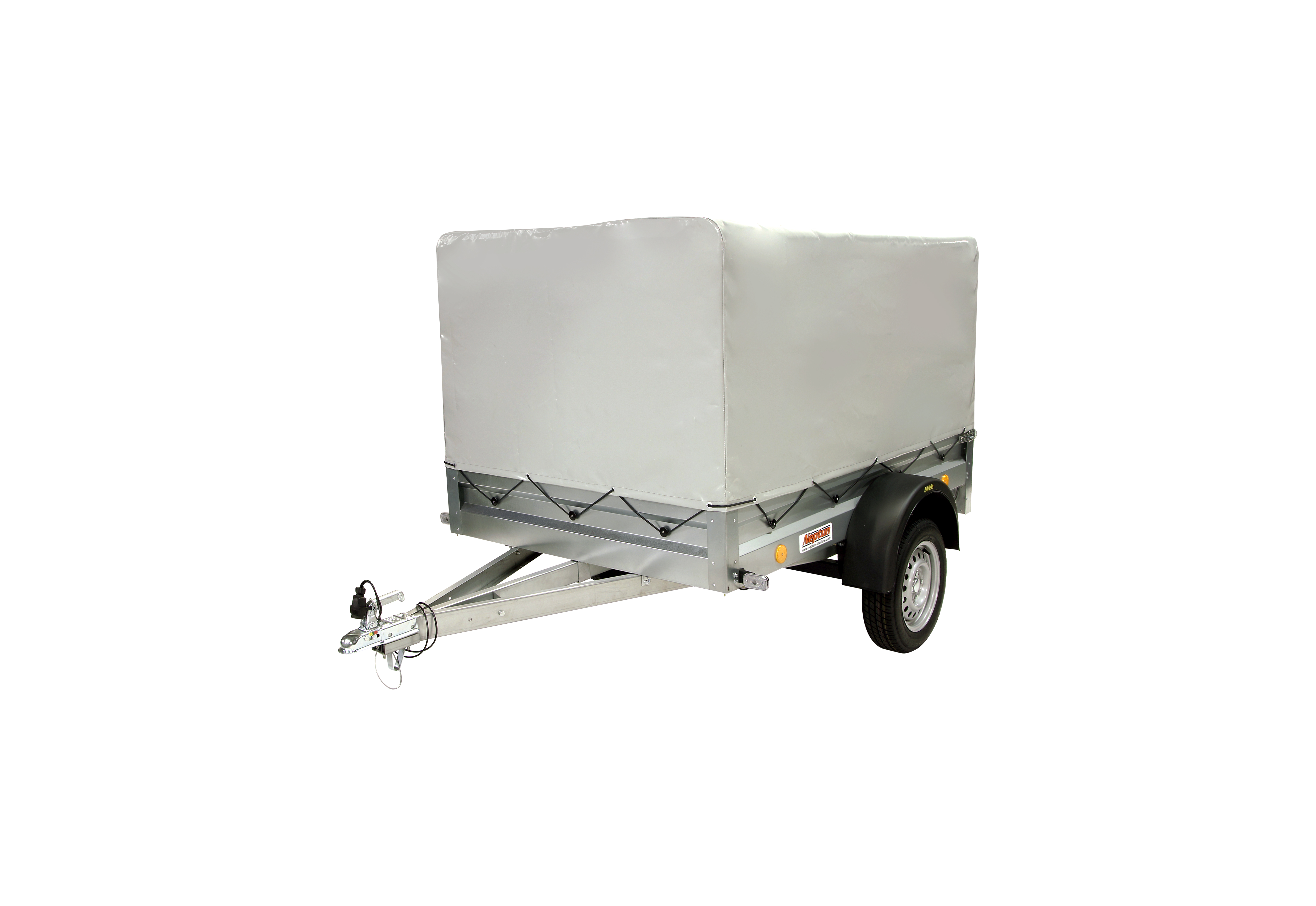 Új Neptun TR1 ponyvás utánfutó illusztráció